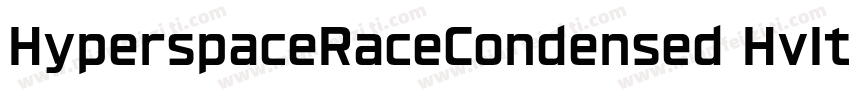 HyperspaceRaceCondensed HvIt字体转换